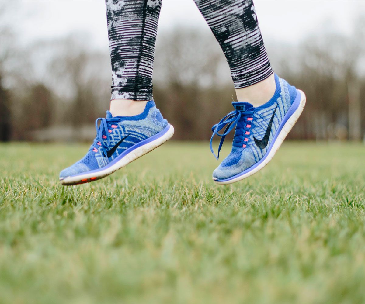 Person Jumping off the Ground